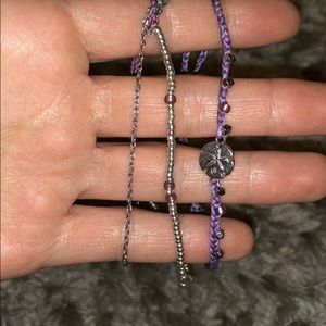 Pura Vida Purple Sand Dollar Two Pack